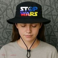 Stop Wars Peace Bucket Hat thumb 3