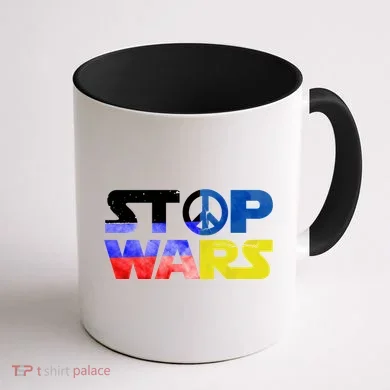 Stop Wars Peace Coffee Mug back