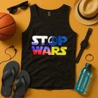Stop Wars Peace Tank Top thumb 4