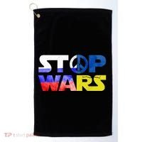 Stop Wars Peace Golf Towel thumb 0