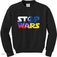 Stop Wars Peace Kids Sweatshirt thumb 0