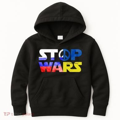 Stop Wars Peace Kids Hoodie