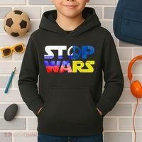 Stop Wars Peace Kids Hoodie thumb 2