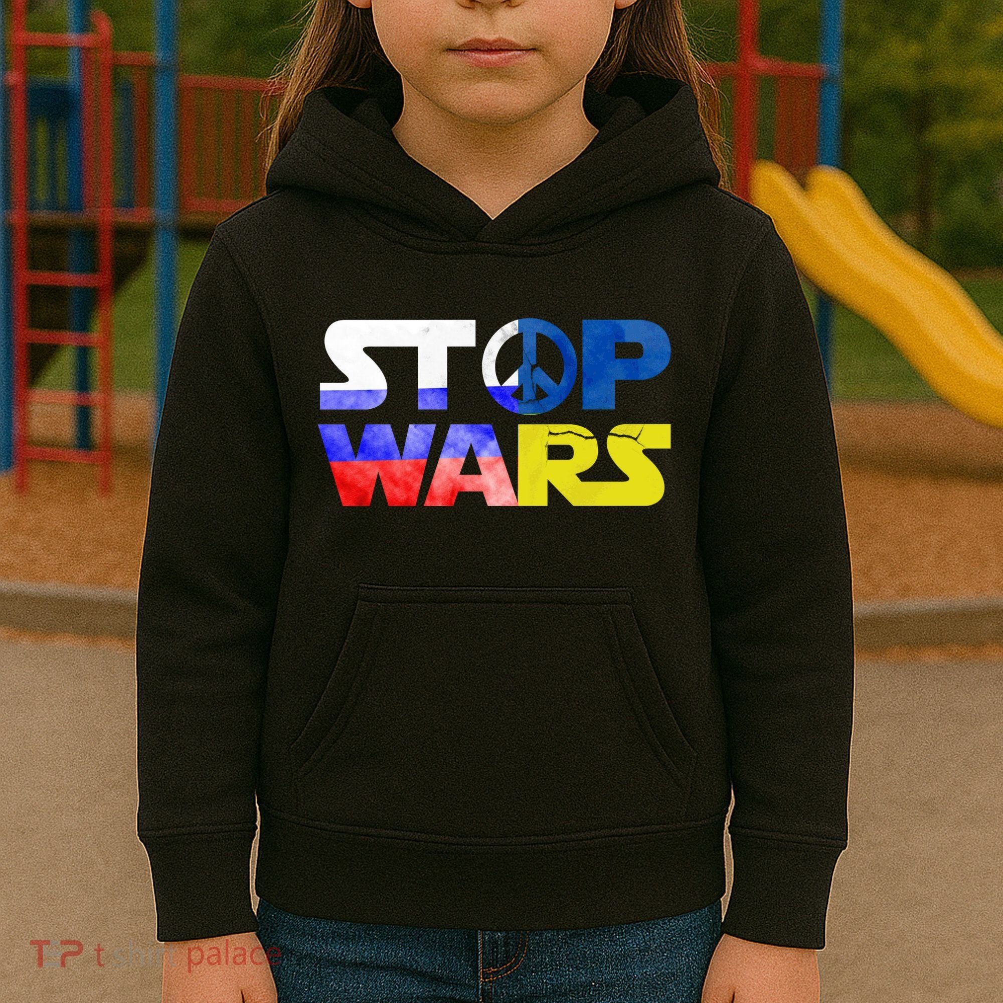 Stop Wars Peace Kids Hoodie