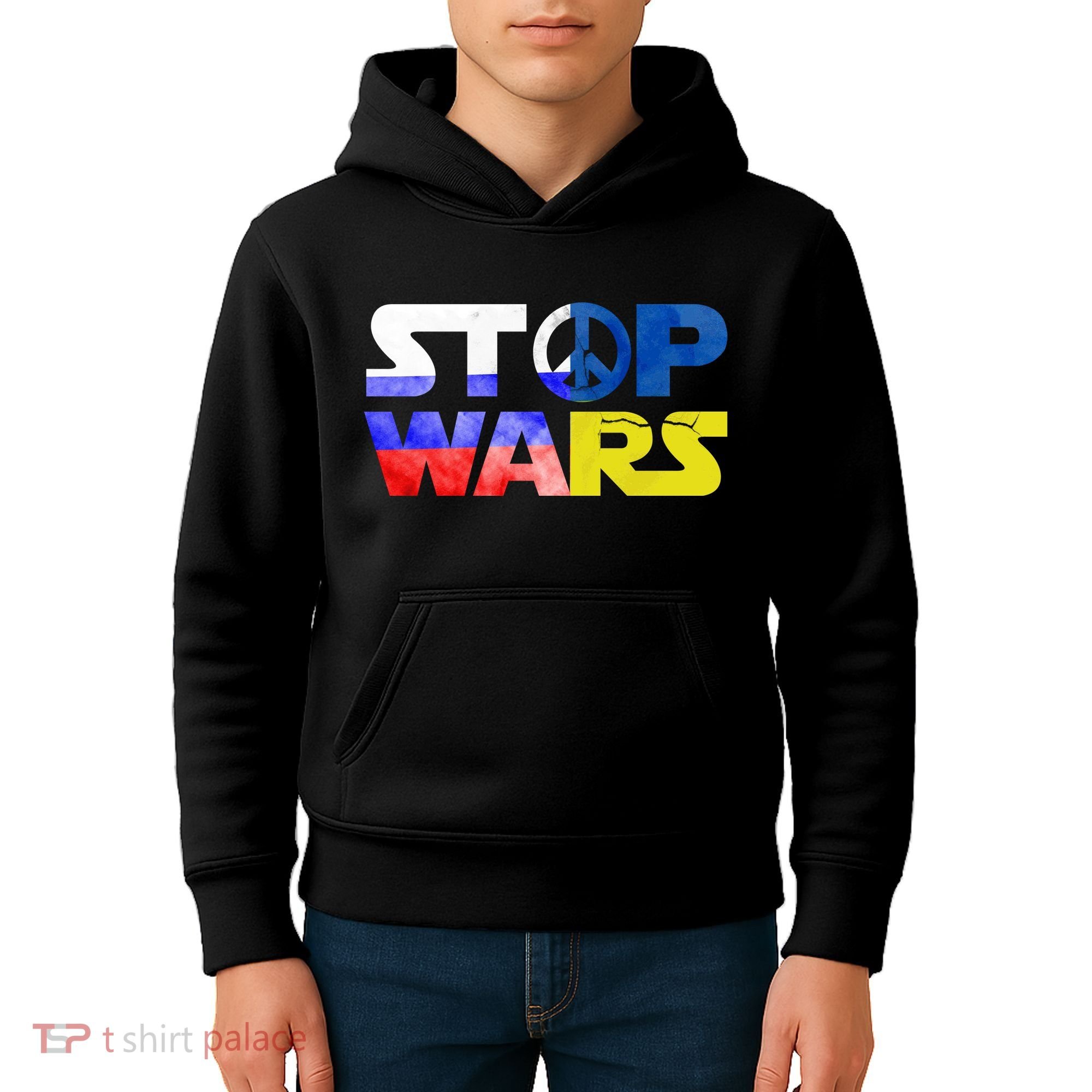 Stop Wars Peace Kids Hoodie
