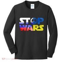 Stop Wars Peace Kids Long Sleeve Shirt thumb 0