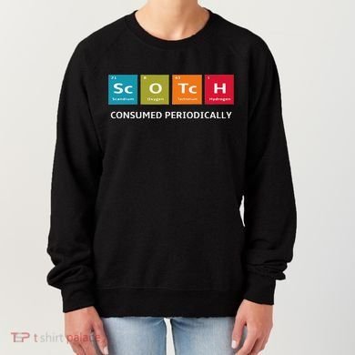 Scotch Whiskey Periodic Table Of Elements Women's Sweatshirt