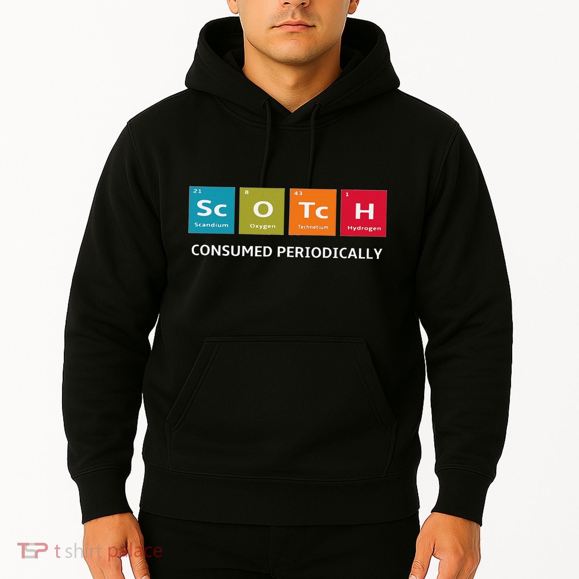 Scotch Whiskey Periodic Table Of Elements Hoodie