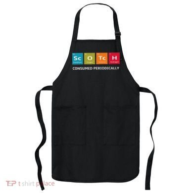 Scotch Whiskey Periodic Table Of Elements Apron
