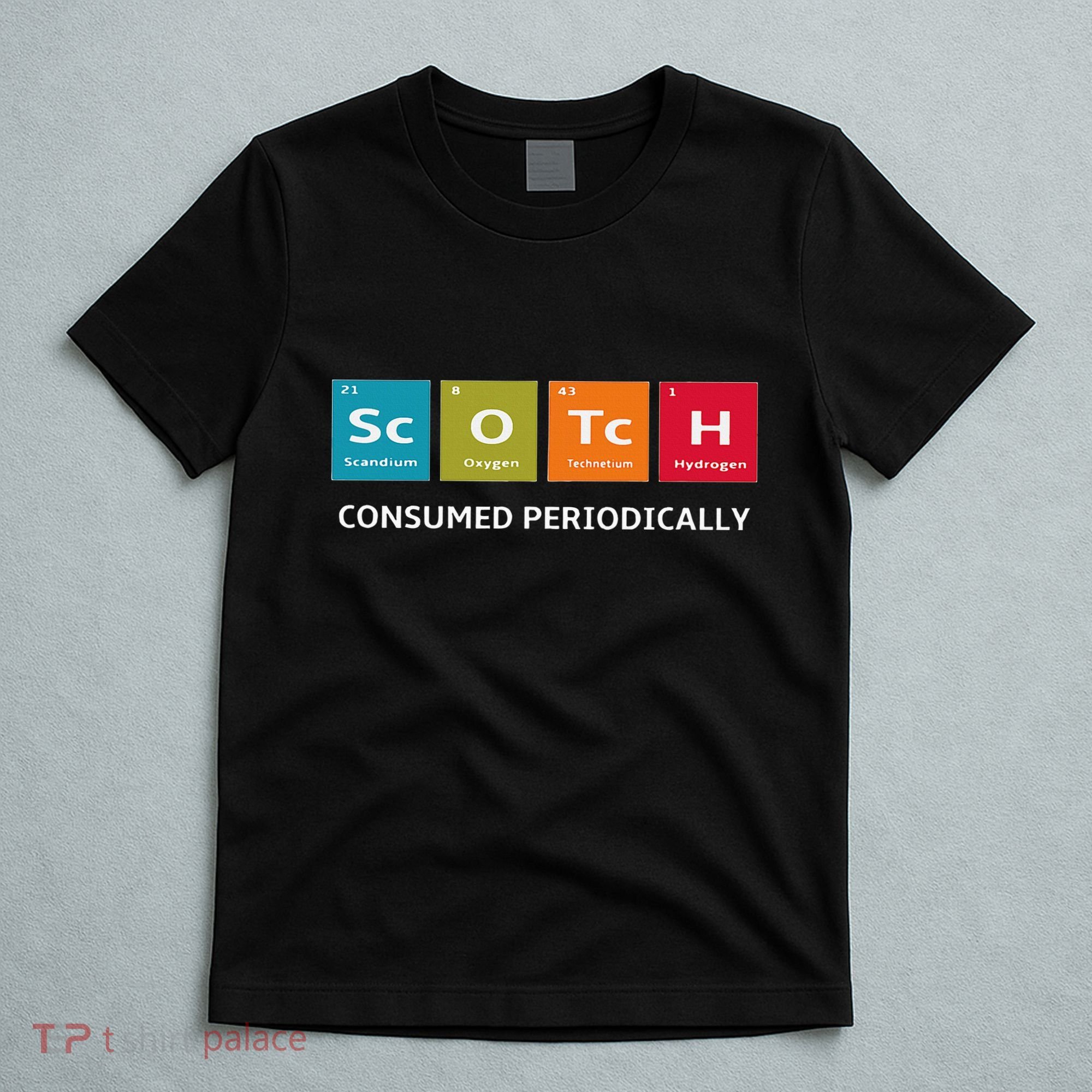 Scotch Whiskey Periodic Table Of Elements T-Shirt