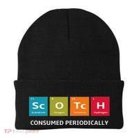 Scotch Whiskey Periodic Table Of Elements Beanie thumb 0