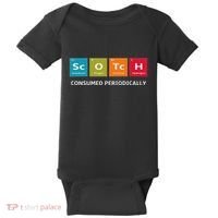 Scotch Whiskey Periodic Table Of Elements Baby Bodysuit thumb 0