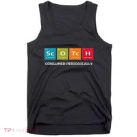 Scotch Whiskey Periodic Table Of Elements Tank Top thumb 0