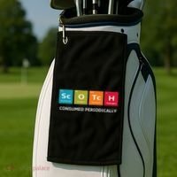 Scotch Whiskey Periodic Table Of Elements Golf Towel thumb 2