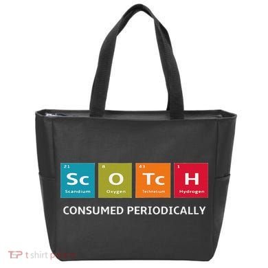 Scotch Whiskey Periodic Table Of Elements Tote Bag