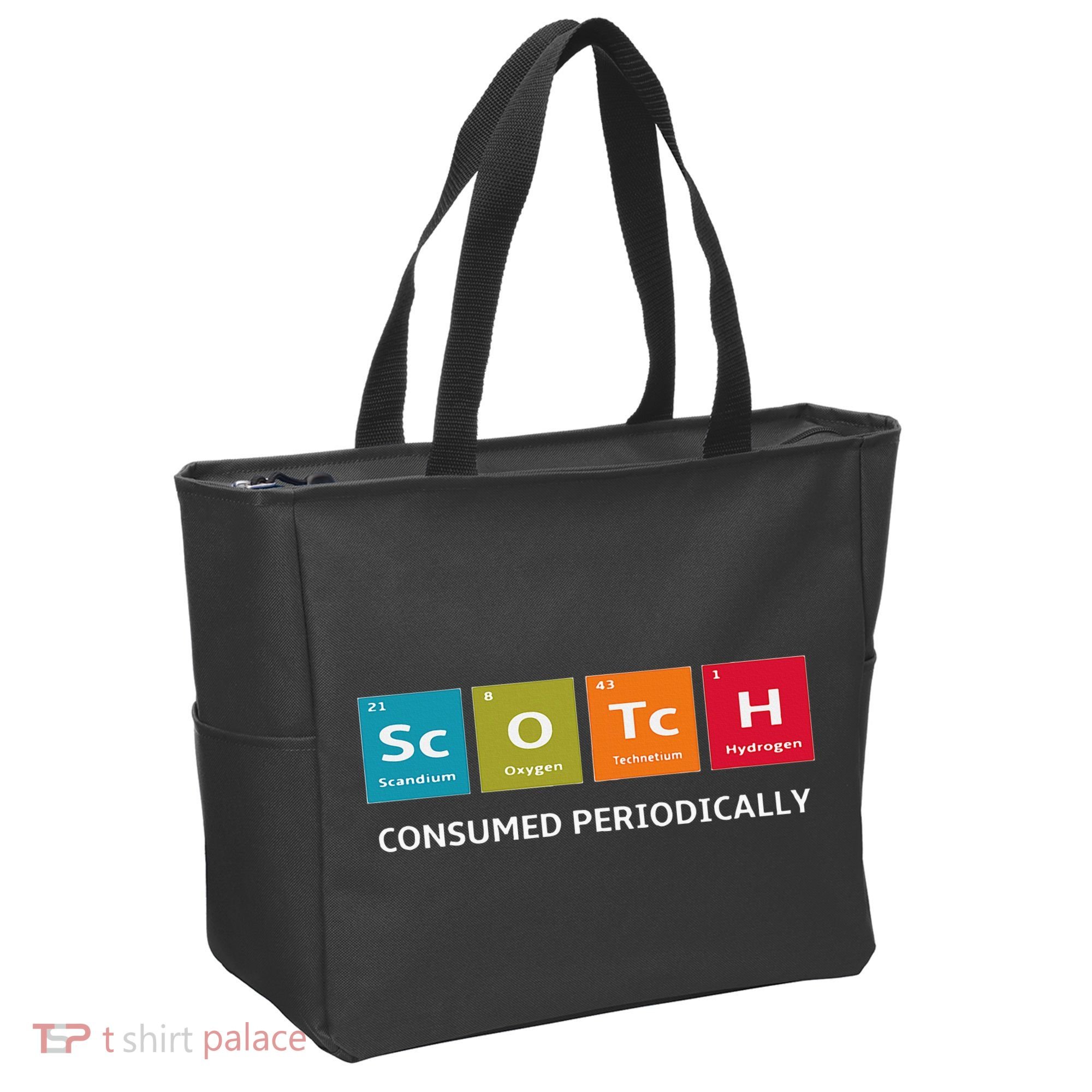 Scotch Whiskey Periodic Table Of Elements Tote Bag