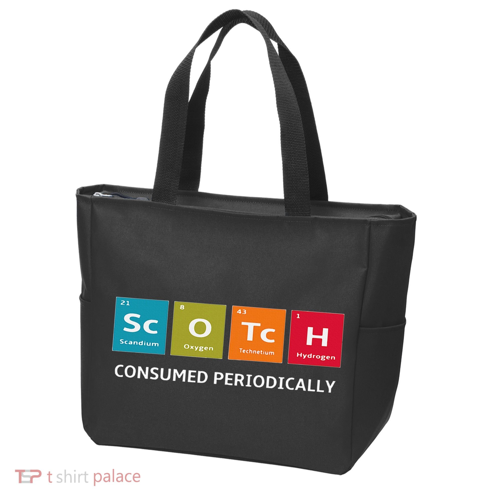 Scotch Whiskey Periodic Table Of Elements Tote Bag