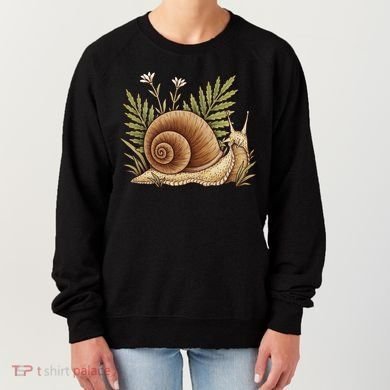 Snail With Plants Women's Sweatshirt