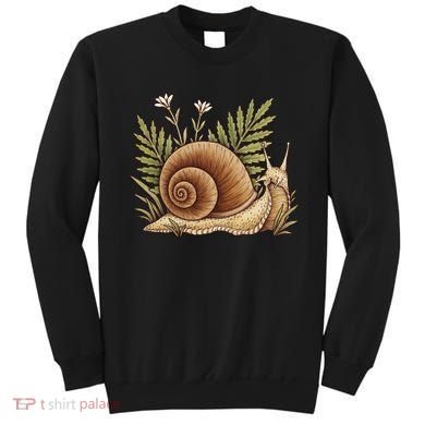 Snail With Plants Sweatshirt