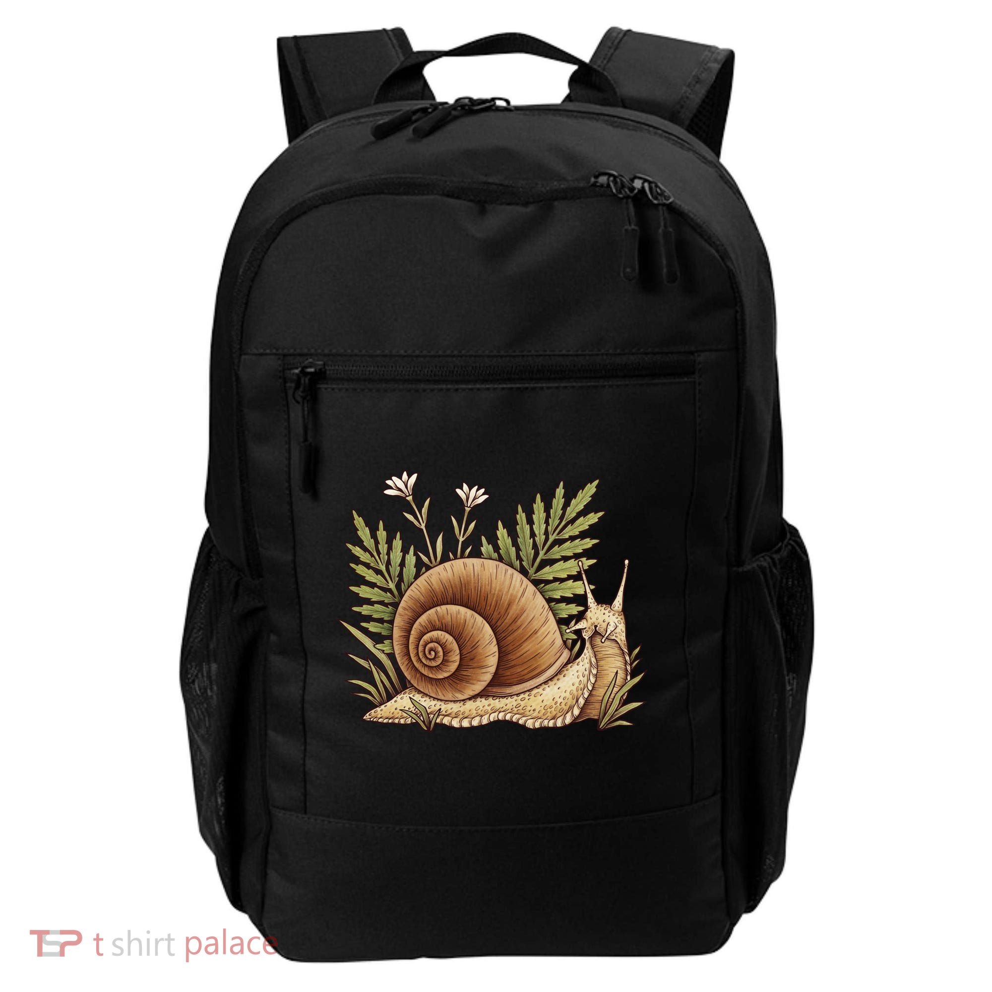 Snail With Plants Backpack