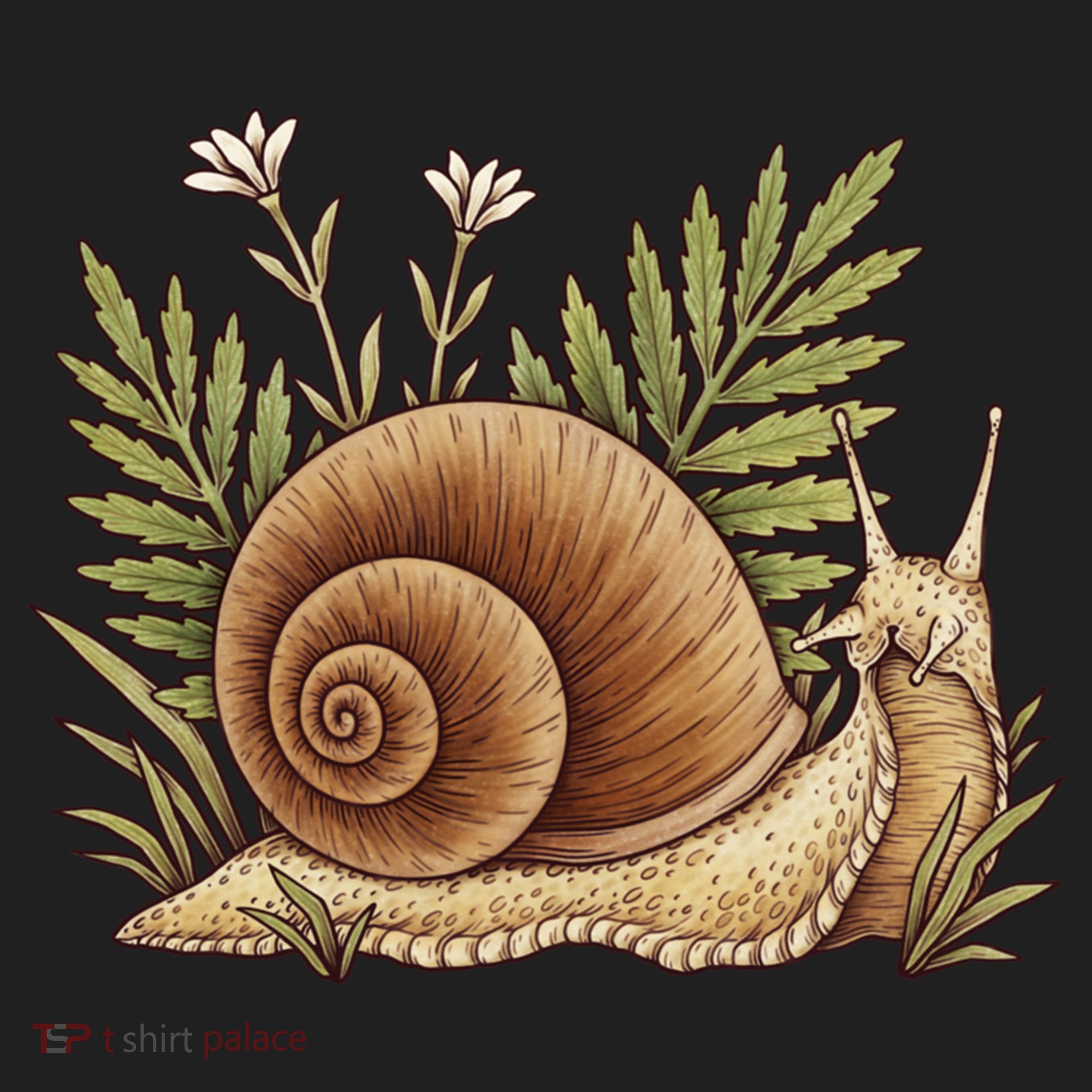 Snail With Plants Tumbler