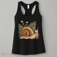 Snail With Plants Women's Tank Top thumb 3