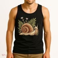 Snail With Plants Tank Top thumb 3
