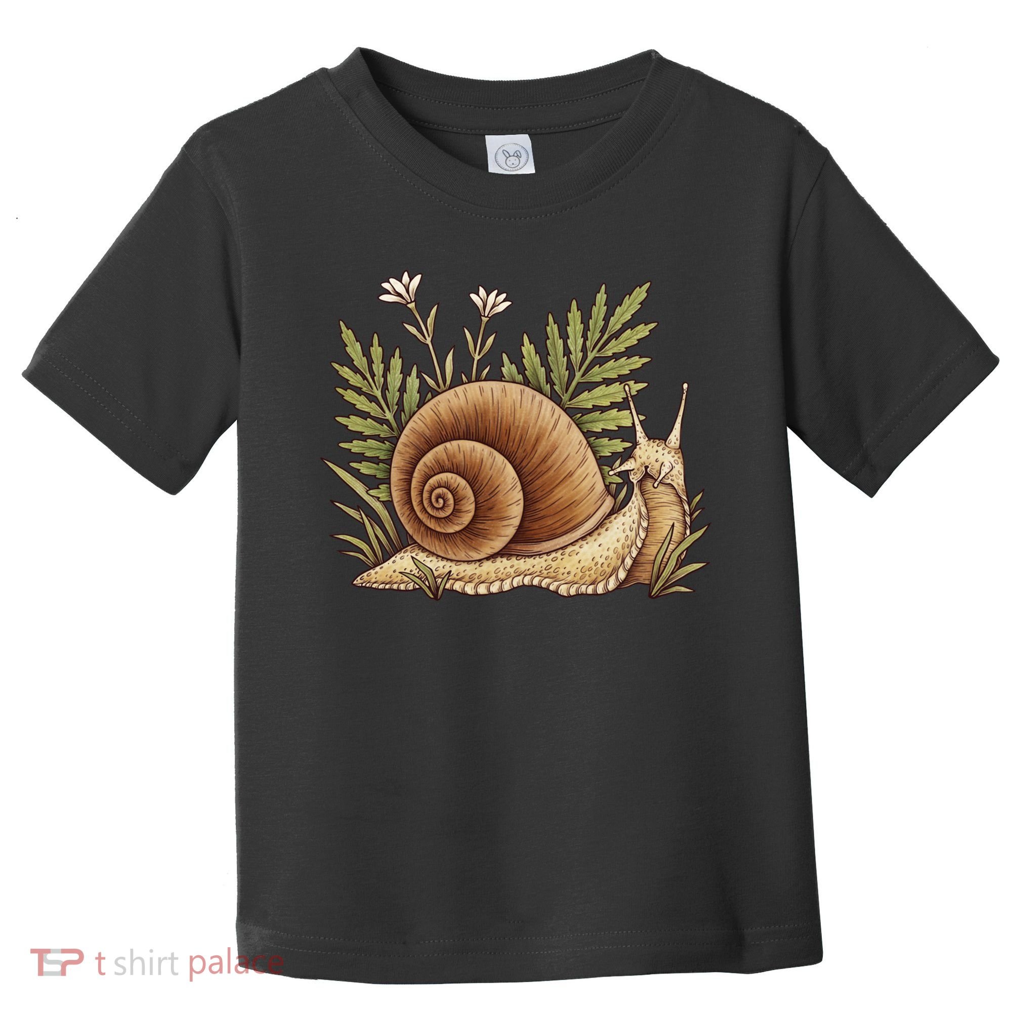 Snail With Plants Toddler T-Shirt