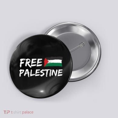 Stand With Palestine Free Palestine Button