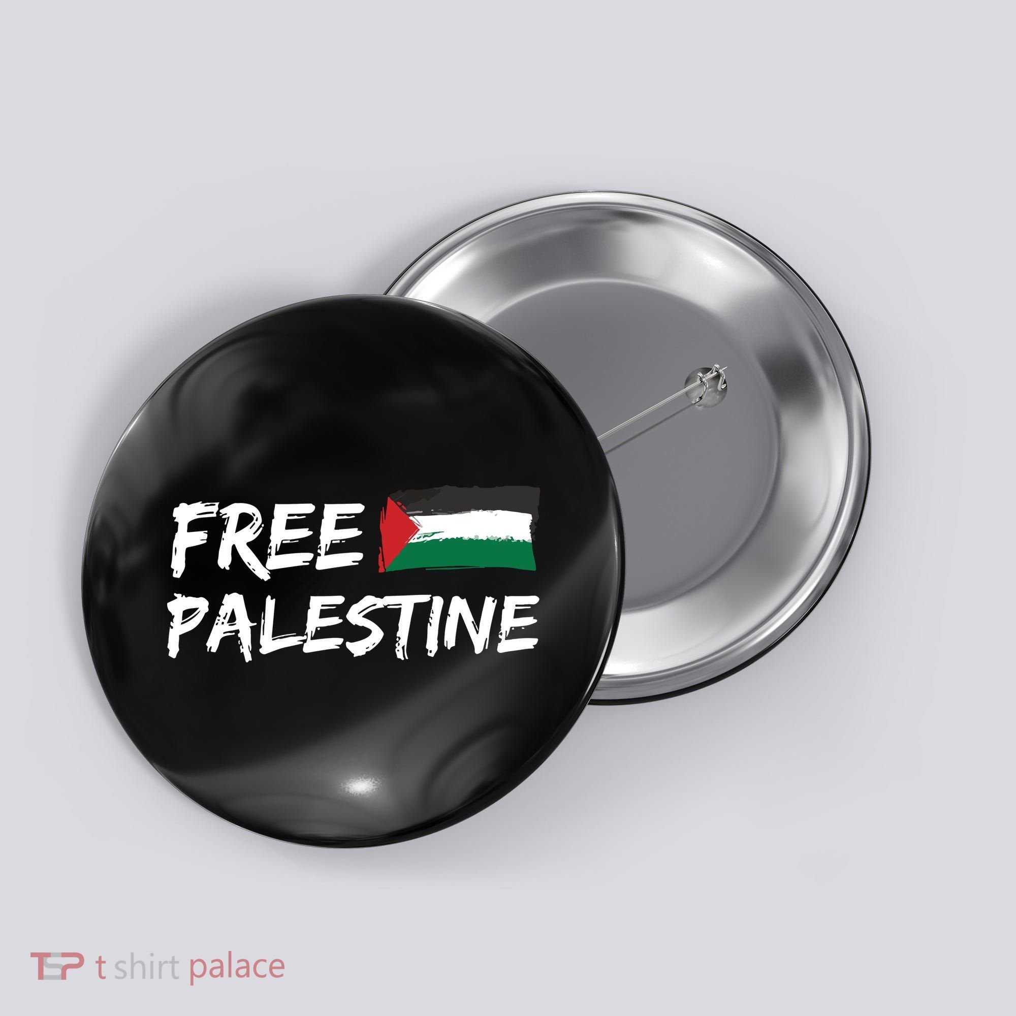 Stand With Palestine Free Palestine Button