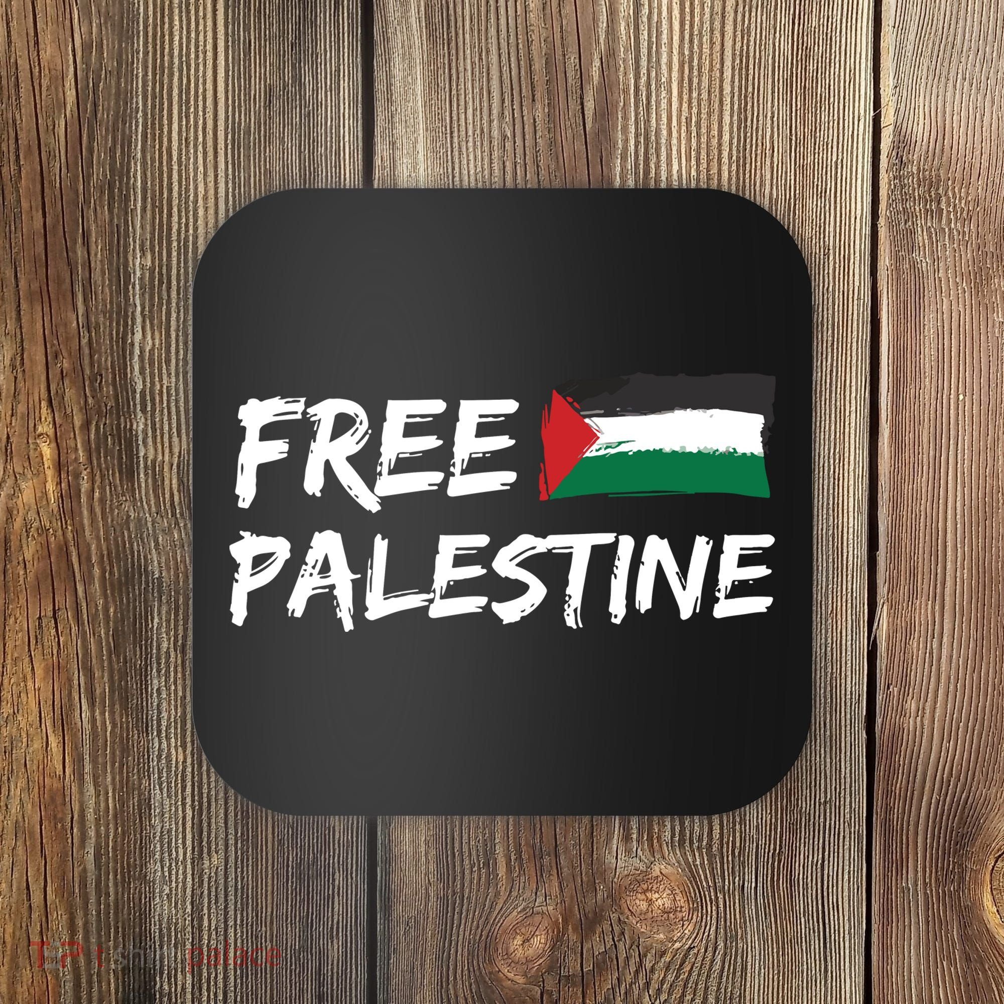 Stand With Palestine Free Palestine Coaster