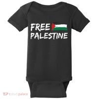 Stand With Palestine Free Palestine Baby Bodysuit thumb 0