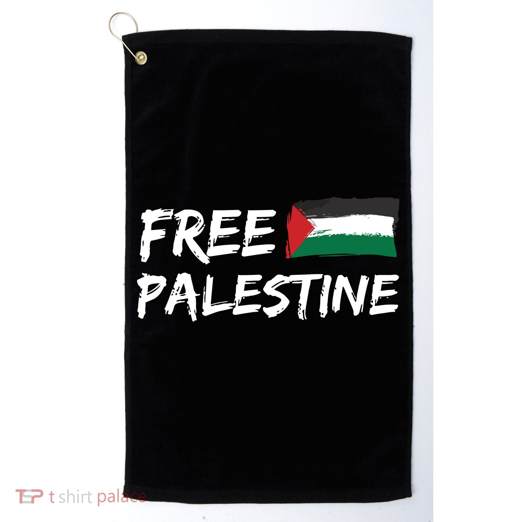 Stand With Palestine Free Palestine Golf Towel