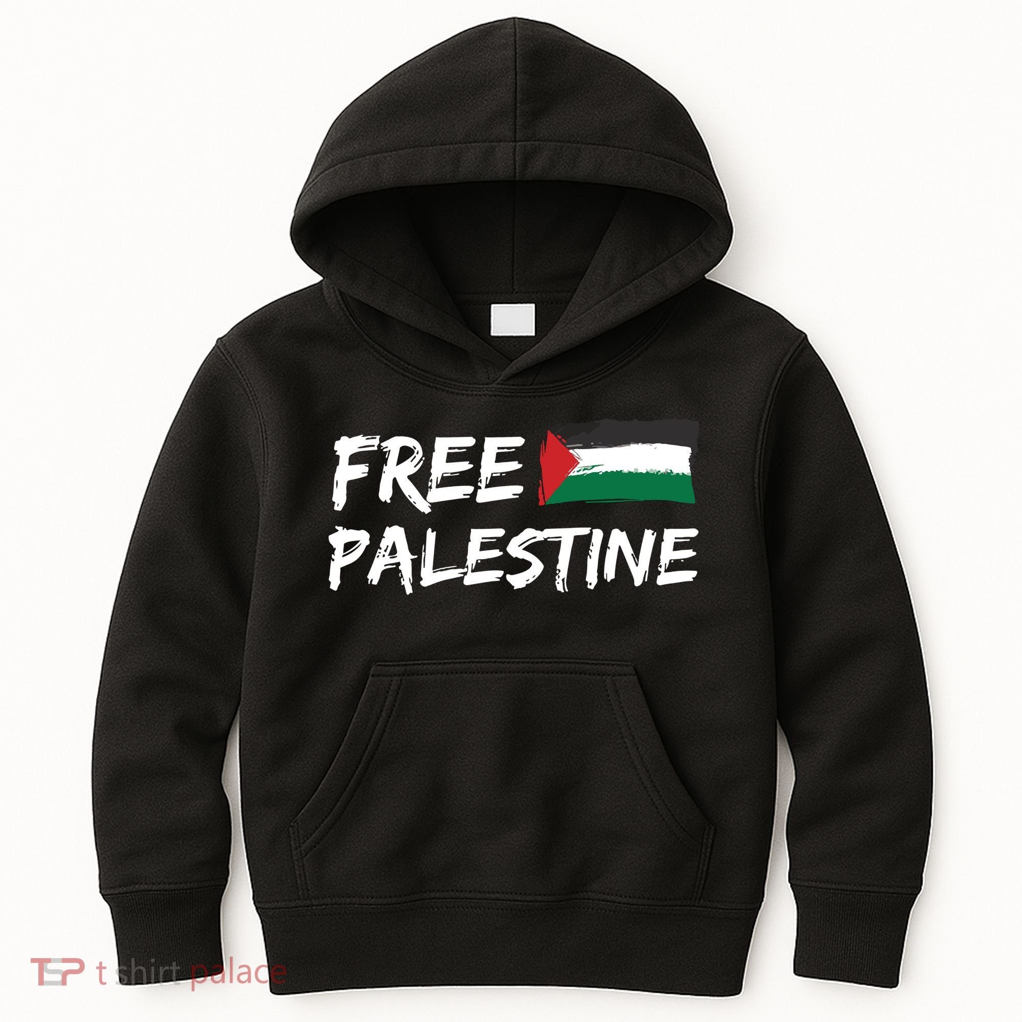Stand With Palestine Free Palestine Kids Hoodie