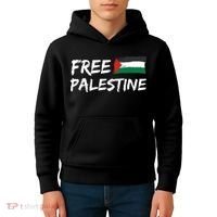 Stand With Palestine Free Palestine Kids Hoodie thumb 4