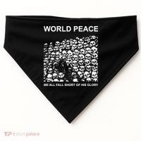 Store World Peace We All Fall Short Of His Glory USA-Made Doggie Bandana thumb 0