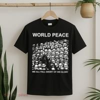 Store World Peace We All Fall Short Of His Glory T-Shirt thumb 2
