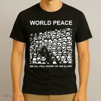 Store World Peace We All Fall Short Of His Glory T-Shirt thumb 3