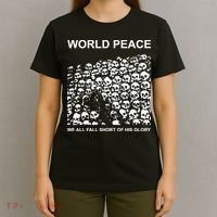Store World Peace We All Fall Short Of His Glory T-Shirt thumb 4