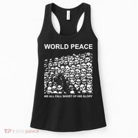 Store World Peace We All Fall Short Of His Glory Women's Tank Top thumb 0