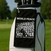 Store World Peace We All Fall Short Of His Glory Golf Towel thumb 2