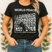 Store World Peace We All Fall Short Of His Glory Women's T-Shirt thumb 2