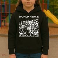 Store World Peace We All Fall Short Of His Glory Kids Hoodie thumb 3