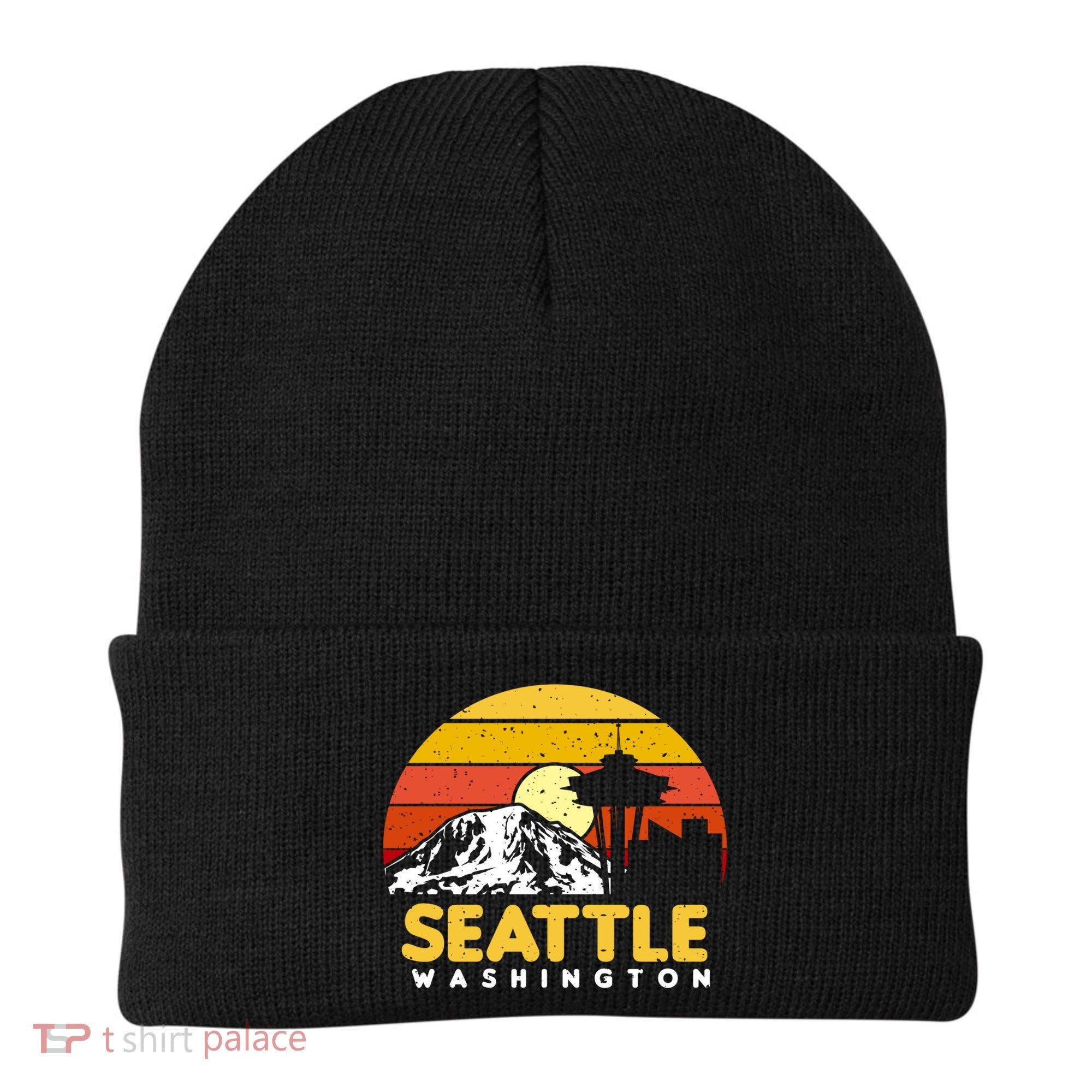 Seattle Washington Pnw Vacation Souvenir Gift Great Gift Beanie
