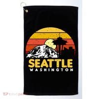 Seattle Washington Pnw Vacation Souvenir Gift Great Gift Golf Towel thumb 0