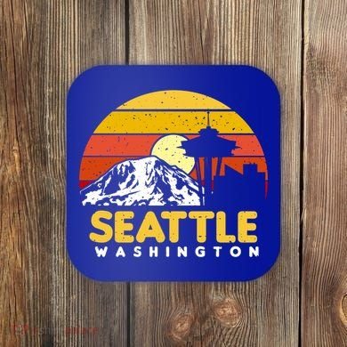 Seattle Washington Pnw Vacation Souvenir Gift Great Gift Coaster