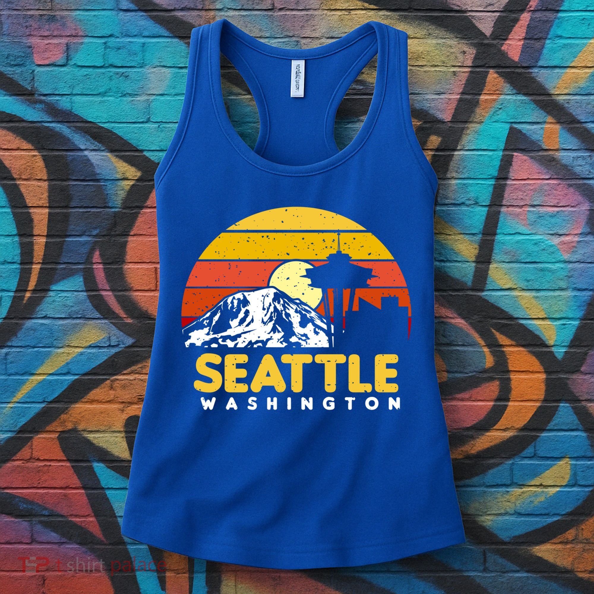 Seattle Washington Pnw Vacation Souvenir Gift Great Gift Women's Tank Top