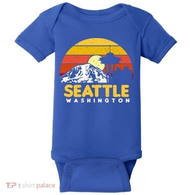 Seattle Washington Pnw Vacation Souvenir Gift Great Gift Baby Bodysuit