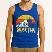 Seattle Washington Pnw Vacation Souvenir Gift Great Gift Tank Top thumb 3