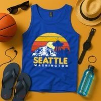 Seattle Washington Pnw Vacation Souvenir Gift Great Gift Tank Top thumb 4